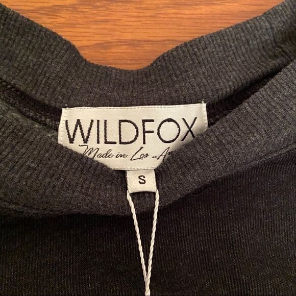 NEW Wildfox Gray Body by Trey Sweatshirt Size S - Picture 4 of 5